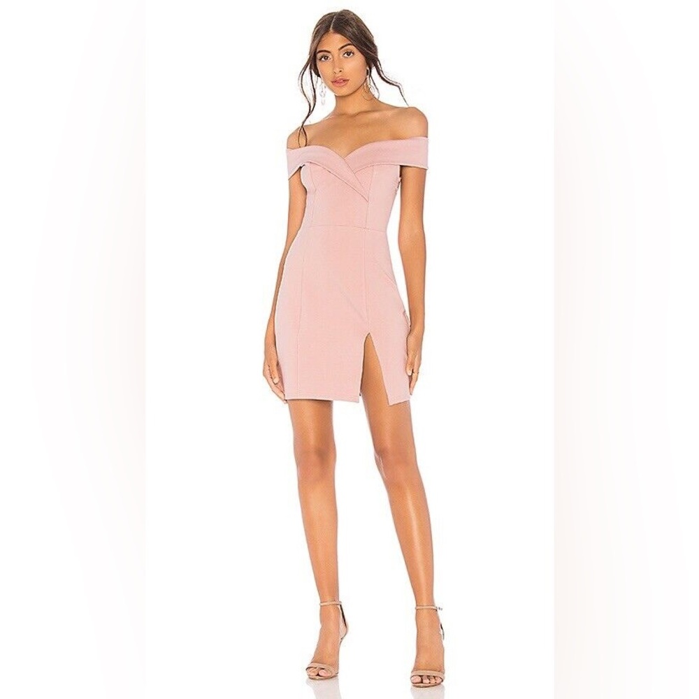 revolve mauve dress